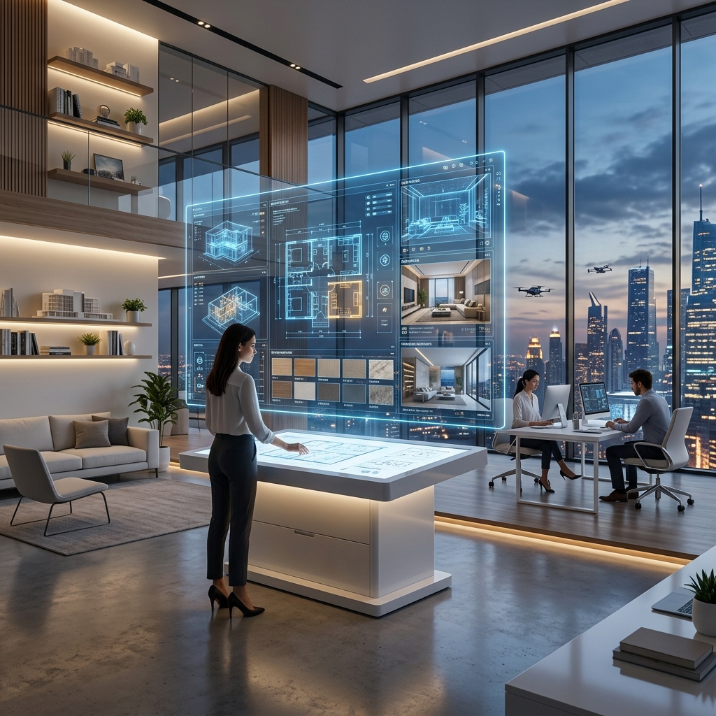 Modern interior studio